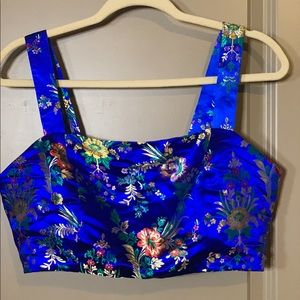 Brocade Crop Top💙